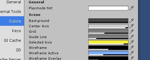 Selecting a colour using the dropper
